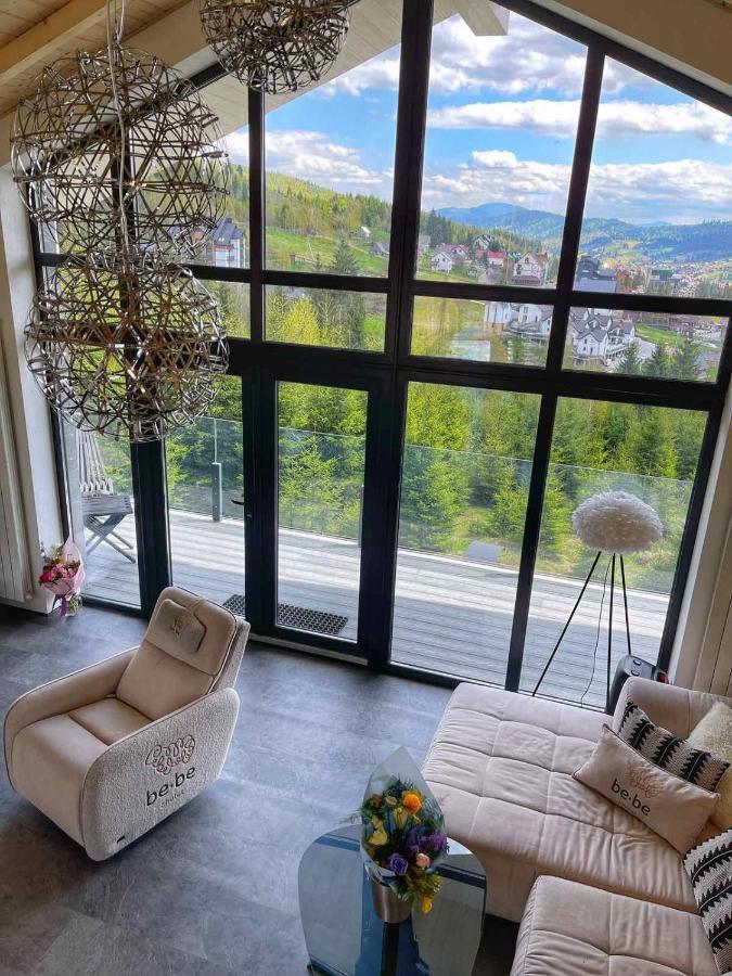 Be Be Chalet - Premium Jacuzi & Private Pool Bukovel Esterno foto